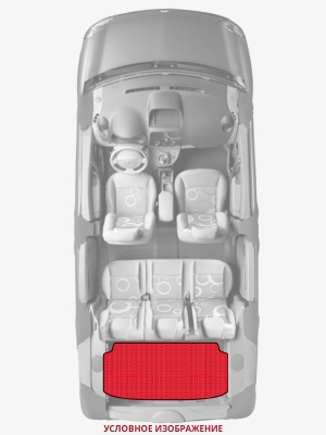 ЭВА коврики «Queen Lux» багажник для Ford F-Series (8G)